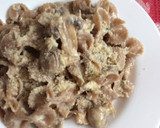 Foto del paso 2 de la receta: Corbatas integrales con crema, atún y champiñones