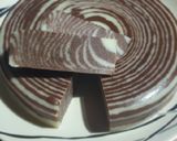Foto langkah ke 10 dari resep Puding Roti Tawar Zebra.