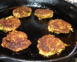A picture of step 4 of Quinoa-mung veggie cutlets.