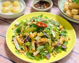 Hình bước làm 4 của món Gỏi Rau Tiến Vua