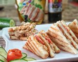A picture of step 7 of Club sandwich.