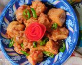 A picture of step 8 of Ginger chicken 🐔🐔.