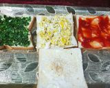 তিন স্তরের বা  তিন রঙের স‍্যান্ডউইচ(Three layers/colors sandwich) রেসিপির ধাপ 3 ছবি