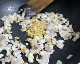A picture of step 1 of Masoor Dal Tadka (Tempered Red Lentil Curry).