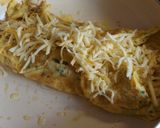 Foto del paso 6 de la receta Tortilla francesa con pollo asado y queso, al tomillo