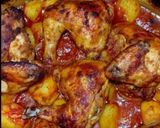 A picture of step 4 of Baked Chicken with Red Potatoes.
