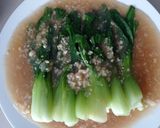 Foto langkah ke 5 dari resep Pokcoy Siram Saus Bawang Putih.