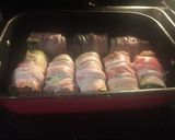 A picture of step 5 of Keto Meat and Zucchini Rolls.