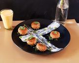 A picture of step 4 of Shikaumpuri banana Kebabs.