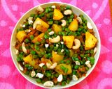 A picture of step 7 of Aloo beans.