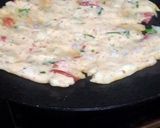 A picture of step 1 of Masala rice flour roti.