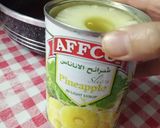 صورة لخطوة 1 من وصفة كيكة الأناناس المقلوبة