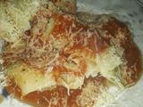 Raviolones caseros exprés de pollo y espinacas