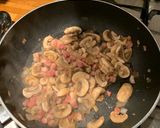 A picture of step 2 of Pancetta, Mushroom & Broccoli Gnocchi.