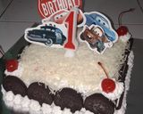 Foto langkah ke 10 dari resep Cake "ULTAH" oreo (solusi bikin kue sendiri tanpa ribet).