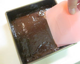 A picture of step 5 of Cream Cheese Brownies.