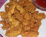 A picture of step 3 of Fried chicken strips.