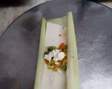 A picture of step 4 of Rice corn pockets.