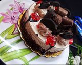 A picture of step 2 of Oreo cake.