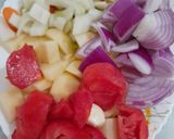 صورة لخطوة 1 من وصفة حساء بالبطاطا وشمر والجبن🥔🧀