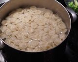 A picture of step 2 of Home made pasta, orecchiette, with broccoli.