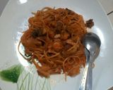 Foto langkah ke 5 dari resep Spaghetti Ayam Kampung.