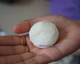 A picture of step 3 of Paneer nest ghujia.