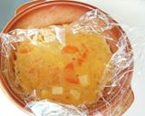 A picture of step 3 of [Baby Food Late Stage] Microwave Hand-Held Omelet.
