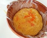 A picture of step 4 of [Baby Food Late Stage] Microwave Hand-Held Omelet.