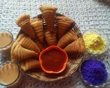 A picture of step 5 of Crispy cones.