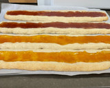 A picture of step 10 of Apricot (and Raspberry!) Diagonals.