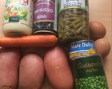 Foto del paso 1 de la receta: Ensaladilla de verdura 🌽Con mayonesa de aguacate 🥑