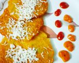 A picture of step 4 of Mix flour veg uttapam.