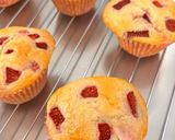 A picture of step 10 of Eggless Strawberry Muffins With Strawberry Buttercream Frosting.
