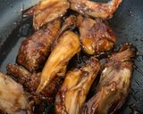 Hình bước làm 3 của món BBĐL kẹp Gà Teriyaki - Taiwanese Bao with Teriyaki Chicken