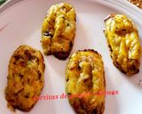 Foto del paso 9 de la receta: Tortas de patata, jamón, champiñones y queso