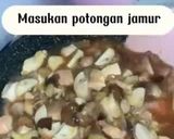Foto langkah ke 4 dari resep Nasi tim ayam jamur.