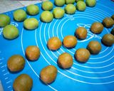 Foto langkah ke 4 dari resep Roti Kasur Kukus Moka Pandan.