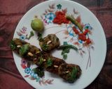 A picture of step 19 of Green cutlet.