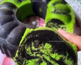 Foto langkah ke 5 dari resep Bolu Pandan Ketan Hitam Kukus.