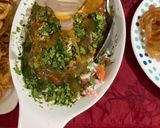 A picture of step 3 of Mix plate with channa (chickpea)and maash daal barey).