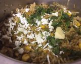 A picture of step 4 of Sweet corn and Spinach pulao.