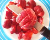 A picture of step 1 of Strawberry Short Cake.