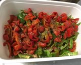 Une image de l'étape 9 de Poivrons et tomates à l'ail et anis vert.