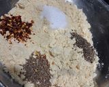 A picture of step 3 of Mathri.