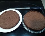 Foto del paso 5 de la receta Tarta de cumple! chocolate sin azúcar rellena de nata de coco