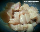 A picture of step 2 of Haryali Chicken skewers.