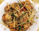 Hình bước làm 6 của món Cánh Gà Rang Muối