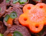 A picture of step 1 of Easy Colorful Sports Day Bento 2007.