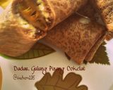 Foto langkah ke 5 dari resep Dadar Gulung Pisang Cokelat (Recook).